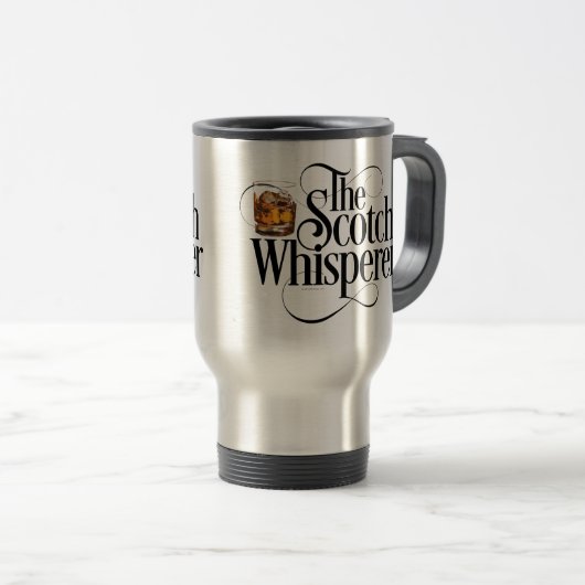 Scotch Whisperer Travel Mug Reisbeker (Voorkant rechts)