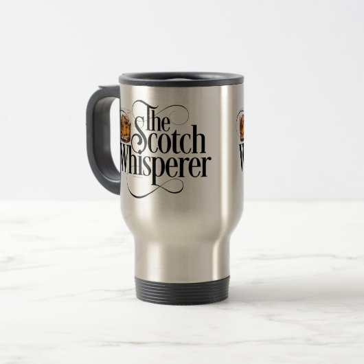 Scotch Whisperer Travel Mug Reisbeker (Voorkant links)