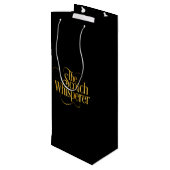 Scotch Whisperer Wijn Cadeautas (Achterkant Gekanteld)