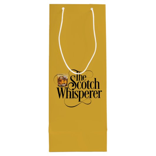 Scotch Whisperer Wine Gift Bag Wijn Cadeautas (Achterkant)