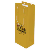 Scotch Whisperer Wine Gift Bag Wijn Cadeautas (Voorkant Gekanteld)