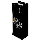 Scotch Whisperer Wine Gift Bag Wijn Cadeautas (Achterkant Gekanteld)
