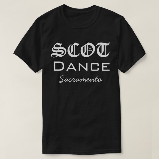 SCOTdans Sacramento t-shirt mannen grootte (Design voorkant)