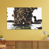Scoter-Surf-eenden met lage spanning Canvas Afdruk (Insitu (Woonkamer))