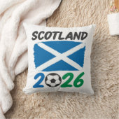 Scotland 2026 Soccer Fan Design / Saltire and Foot Kussen (Deken)