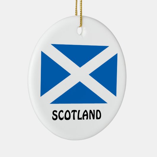 SCOTLAND* Aangepaste kerstversiering Keramisch Ornament (Rechts)