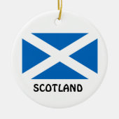 SCOTLAND* Aangepaste kerstversiering Keramisch Ornament (Voorkant)