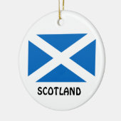 SCOTLAND* Aangepaste kerstversiering Keramisch Ornament (Links)