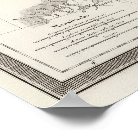 Scotland Atlas Map Poster (Hoek)