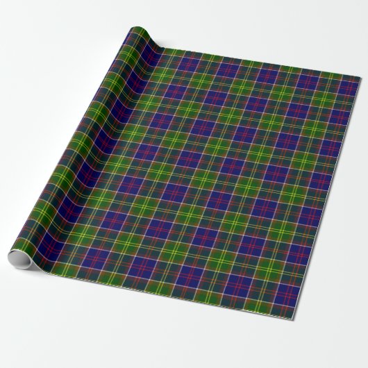 Scotland Ayrshire District Tartan Cadeaupapier (Uitgerold)