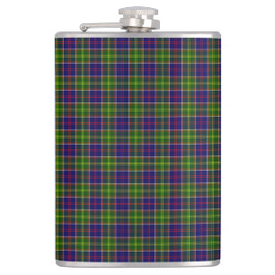 Scotland Ayrshire District Tartan Heupfles
