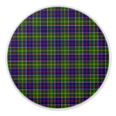 Scotland Ayrshire District Tartan Keramische Knop (Voorkant)