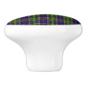 Scotland Ayrshire District Tartan Keramische Knop (Zijkant)