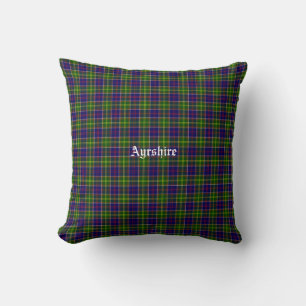 Scotland Ayrshire District Tartan Kussen