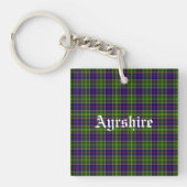 Scotland Ayrshire District Tartan Sleutelhanger (voorkant)