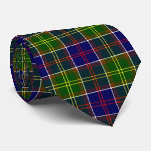 Scotland Ayrshire District Tartan Stropdas (Opgerold)