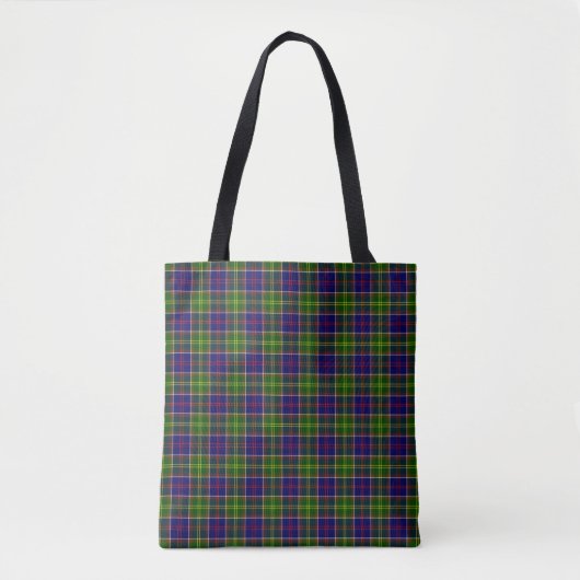 Scotland Ayrshire District Tartan Tote Bag (Voorkant)