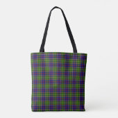Scotland Ayrshire District Tartan Tote Bag (Achterkant)