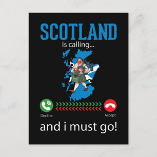 Scotland Bagpipe Music Lover Funny Bagpiper Briefkaart