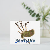 Scotland Bagpipes Briefkaart (Staand voorkant)