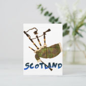 Scotland Bagpipes Briefkaart (Staand voorkant)