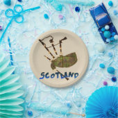Scotland Bagpipes Papieren Bordje (Feest)