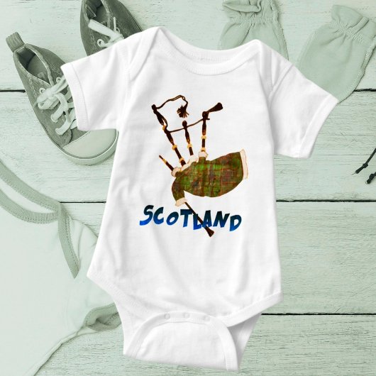 Scotland Bagpipes Romper