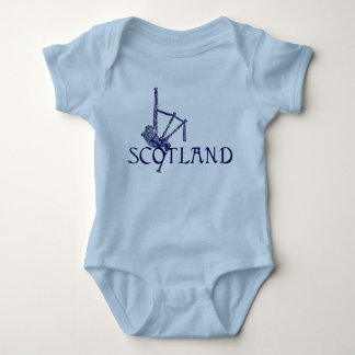 Scotland Bagpipes, Scottish Design Romper