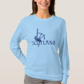 Scotland Bagpipes, Scottish Design T-shirt (Voorkant)