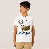 Scotland Bagpipes T-shirt (Voorkant volledig)