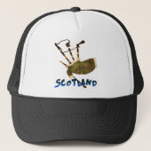 Scotland Bagpipes Trucker Pet (Voorkant)