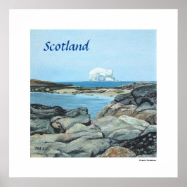 Scotland Bass Rock North Berwick by Pola.B.Alex Poster