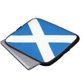 Scotland Bold Flag Graphic Laptop Sleeve (Voorkant onderkant)