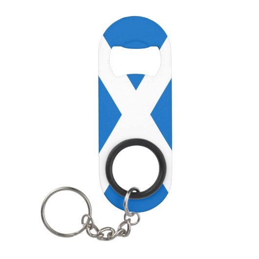 Scotland Bold Flag Graphic Sleutelhanger Flessenopener (Voorkant)