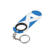 Scotland Bold Flag Graphic Sleutelhanger Flessenopener (Achterkant Gekanteld)