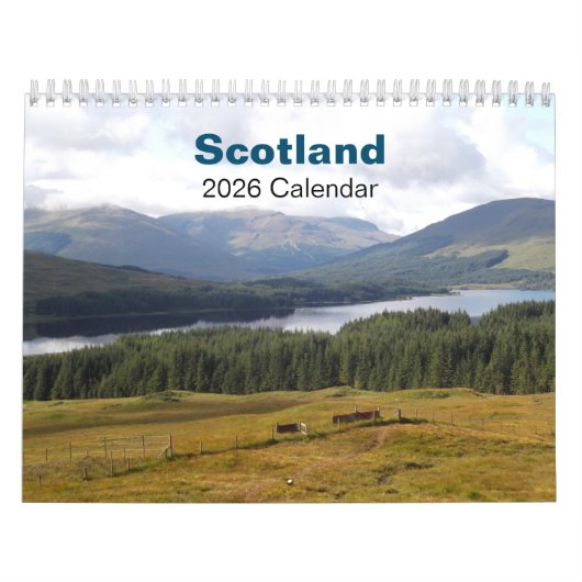 Scotland Calendar 2026 Kalender (Hoes)