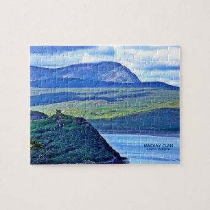 Scotland Castle Varrich MacKay Clan Jigzaag Puzzle Legpuzzel
