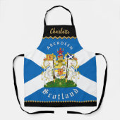 Scotland Chefs Schort, Aberdeen, Schotse vlag Schort (Voorkant)