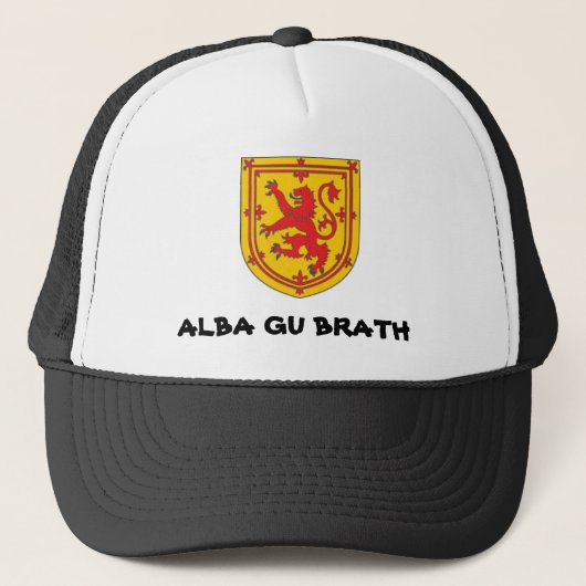 Scotland_coa_n231, ALBA GU BRATH Trucker Pet (Voorkant)