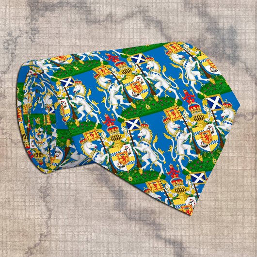 Scotland Coat arms, Scottish Flag business Blue Stropdas