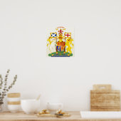 Scotland Coat of Arms detail Poster (Keuken)
