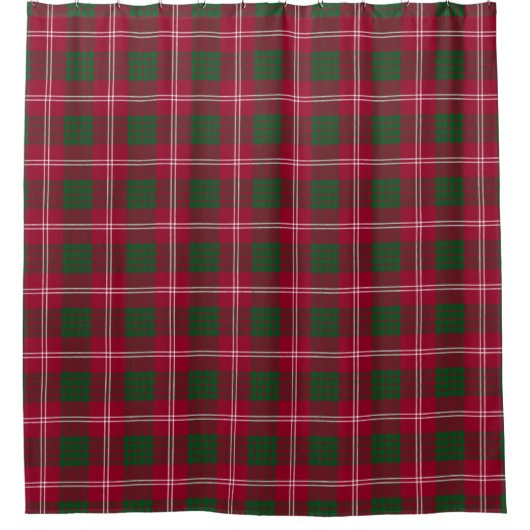 Scotland Crawford Pset Tartan Douchegordijn (Voorkant)