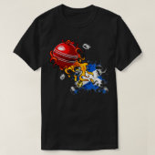 Scotland Cricket T-shirt (Design voorkant)