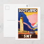 Scotland door SMT Travel Briefkaart (Voorkant / Achterkant)