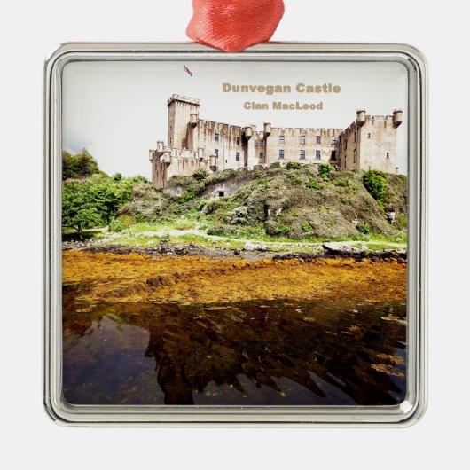 Scotland Dunvegan Castle - MacLeod Clan Metalen Ornament (Voorkant)