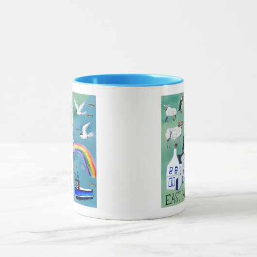 Scotland East Neuk Fife Coastal Waterverf Art Mok (Midden)