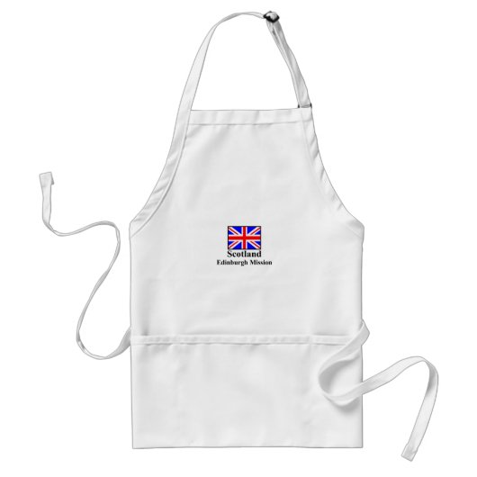 Scotland Edinburgh Mission Apron Standaard Schort (Voorkant)