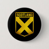 Scotland Emblem Ronde Button 5,7 Cm (Voorkant)