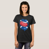 Scotland Fan Flag Mouth Scotsman T-shirt (Voorkant volledig)