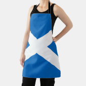Scotland flag All-Over Print Apron Schort (Insitu)